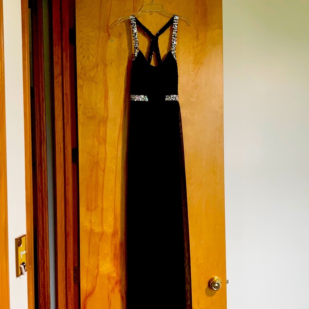Full length prom dress, size 5, City Triangles